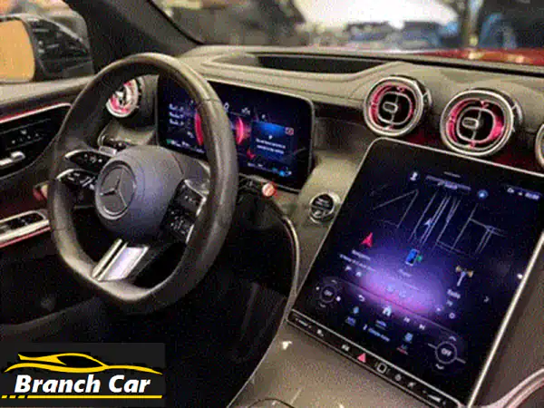 مرسيدس بنز GLC 300 موديل 2024 حمراء | SUV فاخرة بمسافة 4000 كم فقط! (Mercedes-Benz GLC)