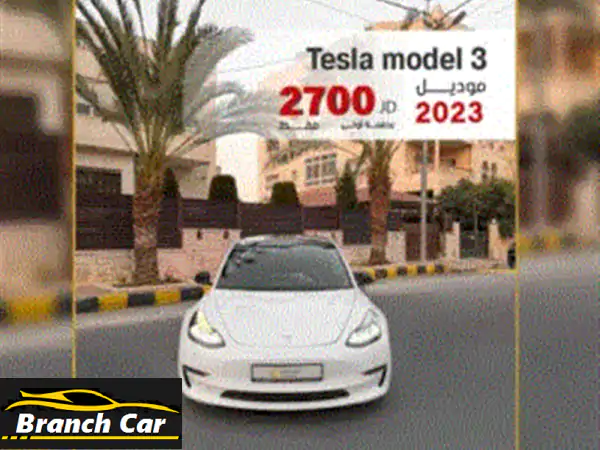 تيسلا موديل ⁦⁦2023⁩⁩ بدفعة أولى ⁦⁦2700⁩⁩...