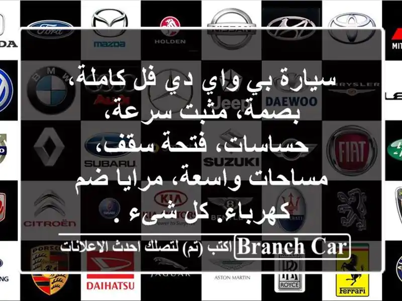 سيارة بي واي دي فل كاملة، بصمة، مثبت سرعة،...